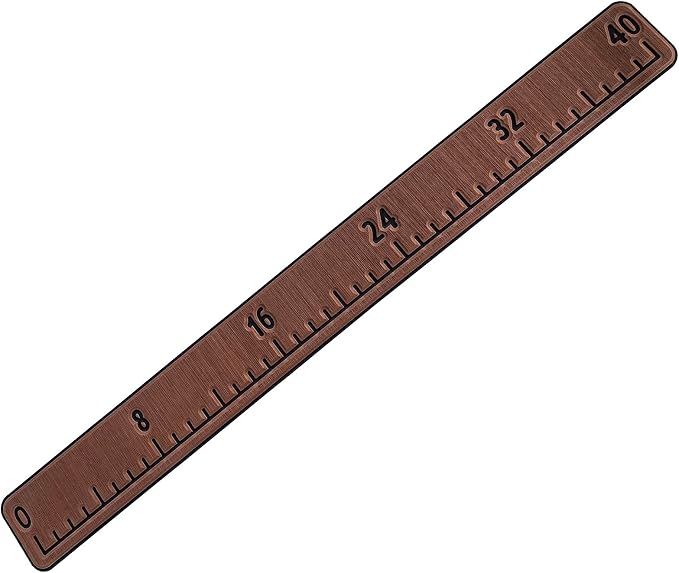 Foam Fish Ruler with Adhesive Backing, EVA Fish Ruler for Boat Accessories Marine Fishing Measuring Tool, Fish Measuring Tape for Kayak, Fishing Boat, Cooler Ruler (40" Fish Ruler)