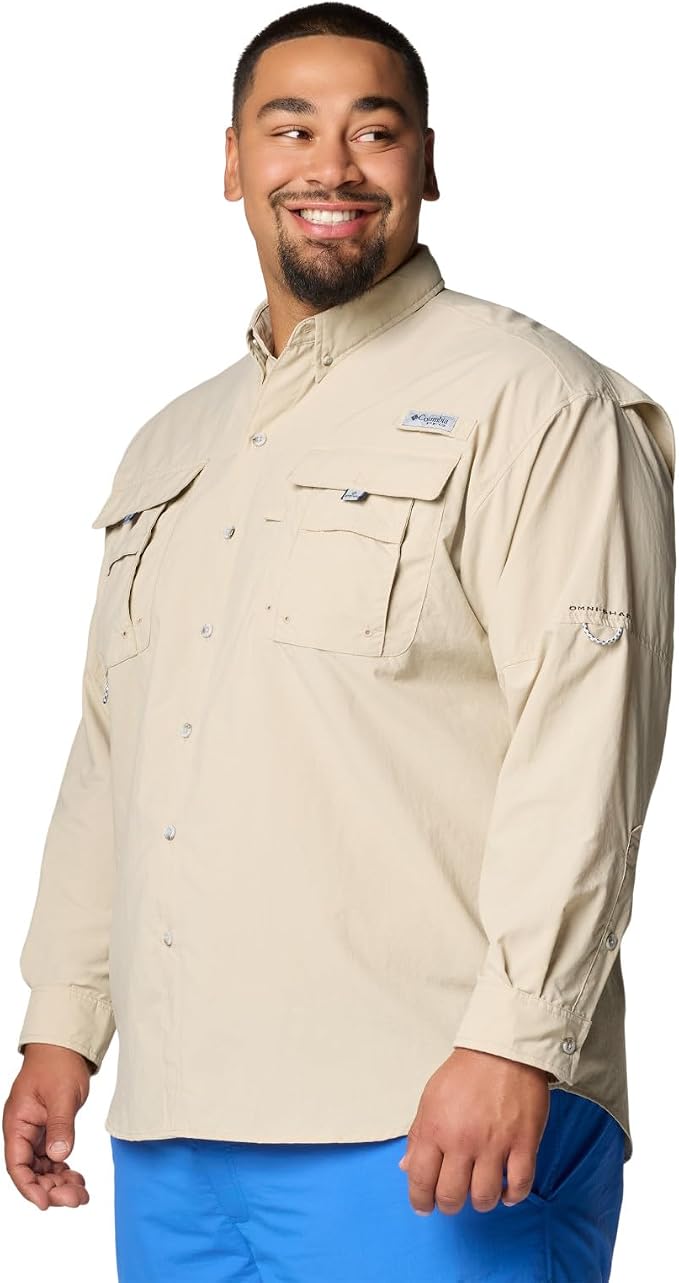 Columbia Men's PFG Bahama II Long Sleeve Fishing Shirt