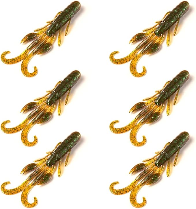SOLOKING Soft Plastic Fishing Lures - Second Generation Evolved Bait with Natural Shrimp Oil, Salt Injection Technology, Super Elastic Imported PCV Material - Laser Reflector & Submarine Modeling