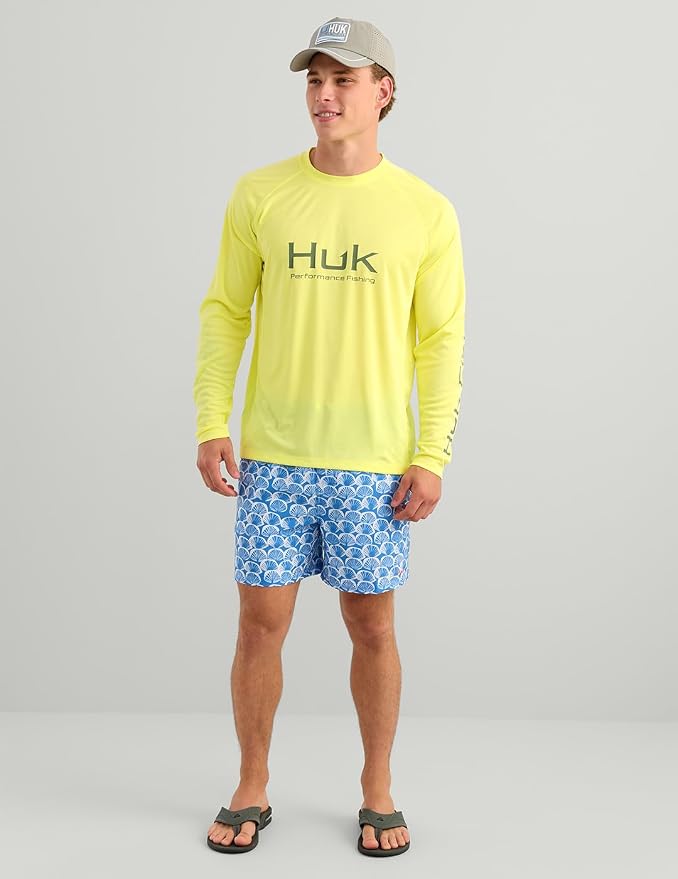 HUK Mens Pursuit Vented Long Sleeve, 30 UPF Fishing Shirt