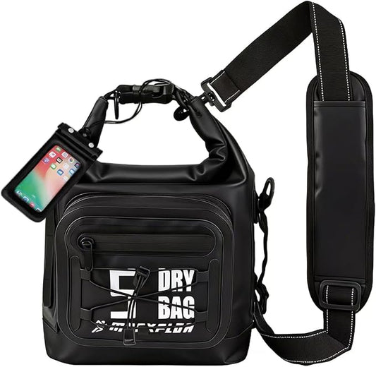 MORXPLOR Dry Bag Waterproof,5L/10L/20L/30L/40L/55L Roll Top Dry Bag Backpack with WaterProof Phone Case for Swim,Kayak