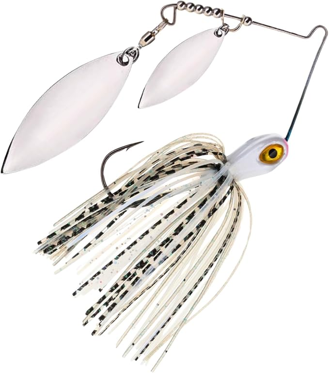 Reaction Tackle Spinner Bait Fishing Lure for Bass Fishing Also for Trout Pike Salmon Walleye (3-Pack)
