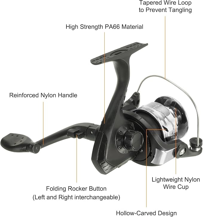 PATIKIL Fishing Reel Left/Right Interchangeable Handle