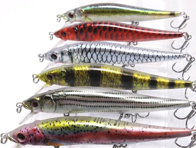 Minnow Crankbait for Bass Fishing Bass Lure Jerkbait Fishing Lures and Tackle Box