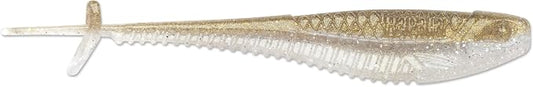 CrushCity Mooch Minnow Soft Plastic Minnow Bait, Natural Profile for Drop Shot, Jig Head & Multi-Species Fishing