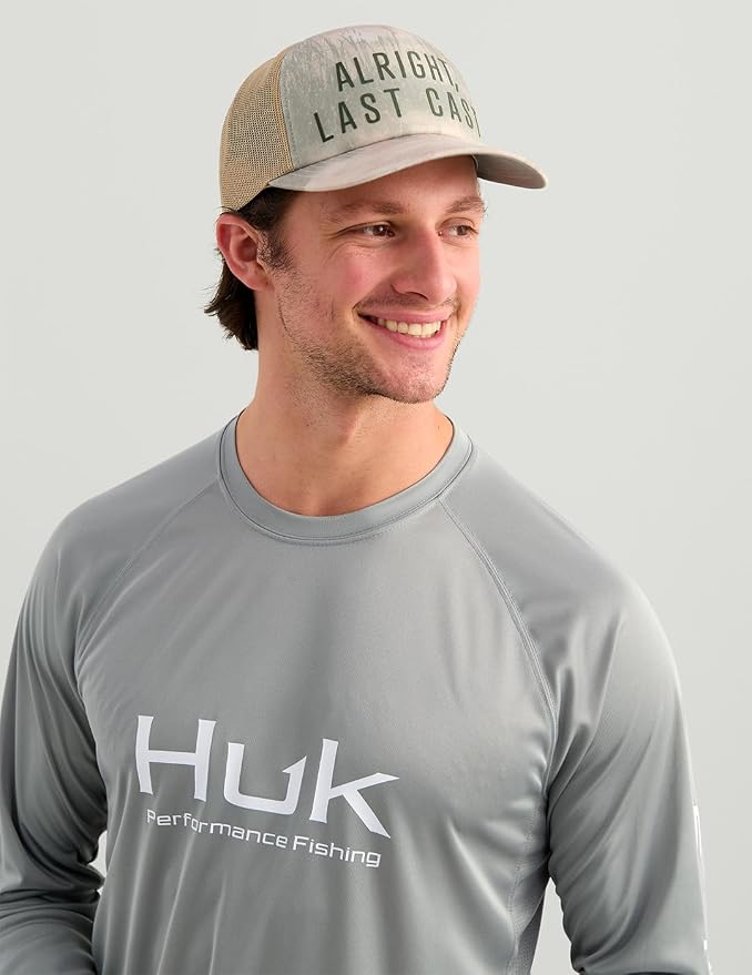 HUK Mens Pursuit Vented Long Sleeve, 30 UPF Fishing Shirt