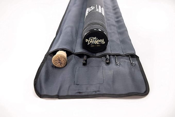 Moonshine Rod Company Fast Action Fly Fishing Rod – Carbon Fiber Graphite Rod with Zippered Travel Case – Drifter II, Vesper, Epiphany ESN, Outcast, Phantom & Rambler Series - 2WT up to 12WT Rods