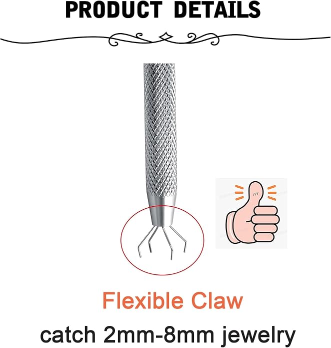 MODRSA 20g 16g 18g Piercing Taper Internal Threaded Piercing Taper Insertion Threader Tool Threadless Jewelry Changing Tool Horseshoe Nose Ring Labret Earring Studs Applicator Piercing Ball Grabber
