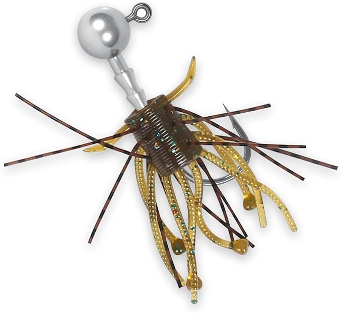 Silicone Soft Dice Fishing Lures: 12pcs Multiple Tentacles Slow Sink Soft Plastic Baits for Bass Drop Shot Finess Wacky Rig