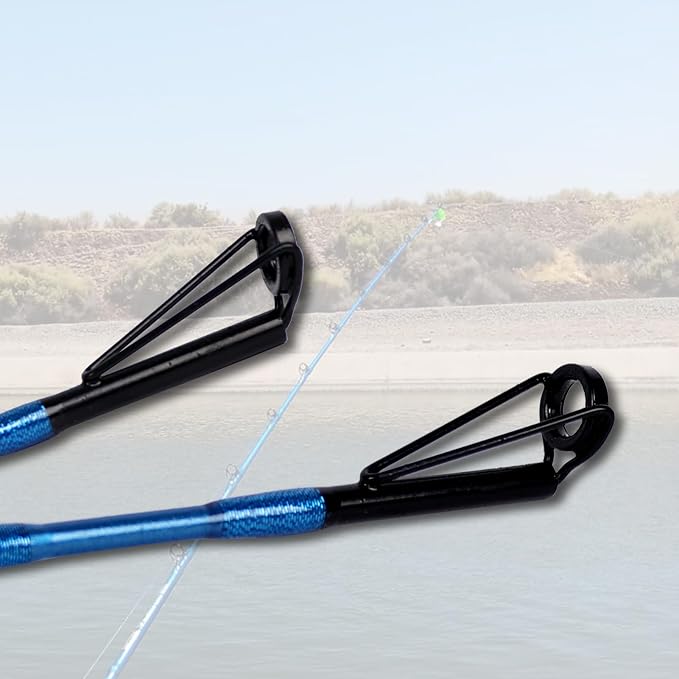 Fiblink Catfish Fishing Rod 1 Piece/2 Piece Catfishing Fishing Pole Portable Travel Heavy Cat Catfish Casting Rod (6'/6'6"/7'/8'/9')