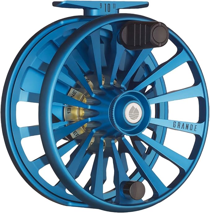 Redington Grande Fly Fishing Reel, Heavyweight Big Game Fly Reels, Freshwater and Saltwater, Super-Torque Drag System, Marine, 7/8/9