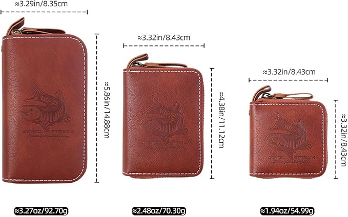 Metal Jigs Spinner Sequins Baits Bag Small Spoon Wallet Fishing Lures Bag Tackle Carry Case Fishing Accessories Small Spoon Wallet