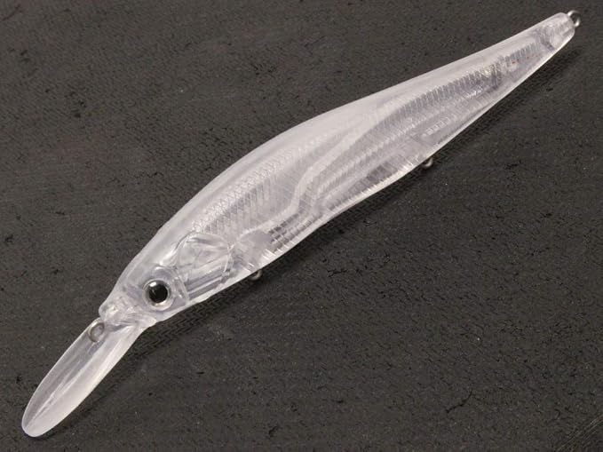 10 Blank Unpainted Minnow Crankbait Topwater Lipless Jerkbait Fishing Lures V3
