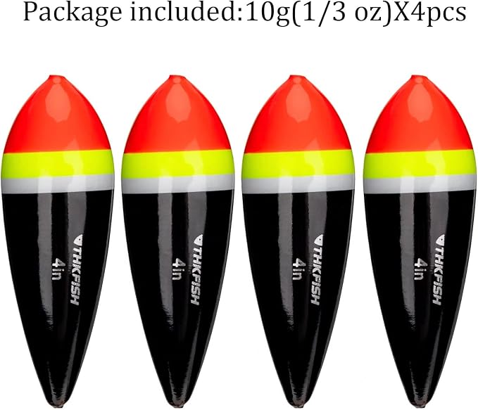 THKFISH Fishing Bobbers Slip Bobbers for Fishing Floats Bobbers for Fishing Balsa Bobbers for Steelhead Fish Float Rigs Freshwater Saltwater Floatage