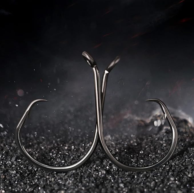 XFISHMAN Circle-Hooks-Fishing-Equipment-Octopus-Hooks-Saltwater-50 Pack #1 –12/0