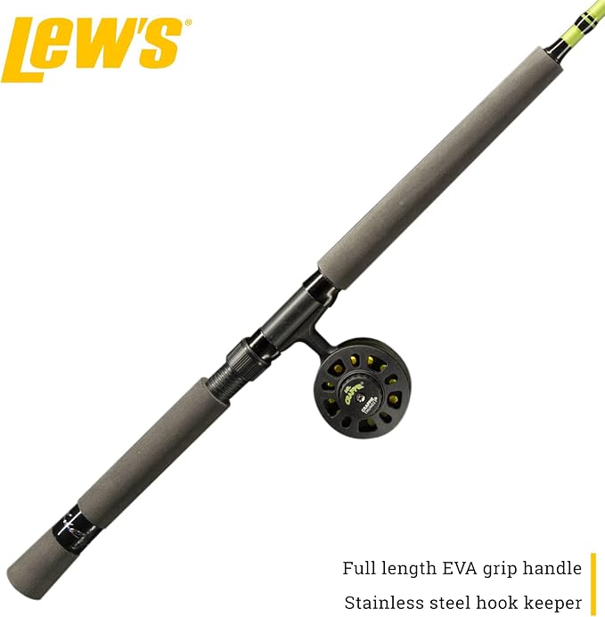Lew's Crappie Thunder Solo Jigging Reel and Fishing Rod Combo