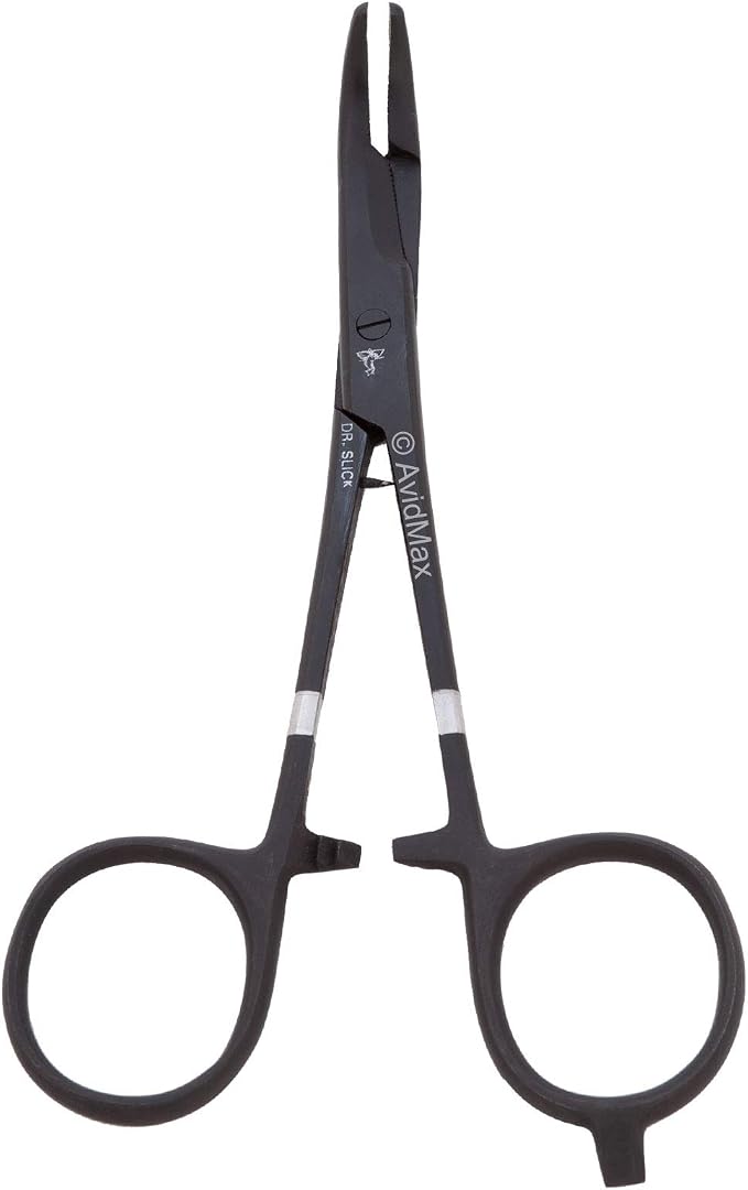 Dr. Slick 5.5" Scissor Clamp Black Curved