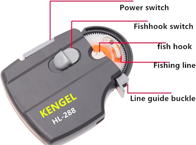 KENGEL Electric Device Automatic Fishing Hook Tier Tool Tyer Machine Tying Device Tie Knot Lure Fishing Hook Line Tyer Tie Machine Fishing Tackle