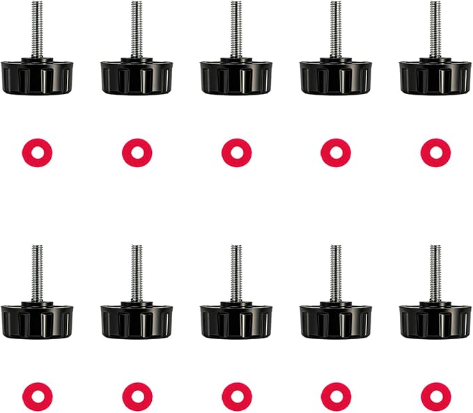 10 Pack Screws Nuts Caps for Fishing Spinning Reels Knob Power Handle Grip