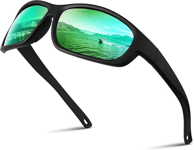 Polarized Sunglasses for Men and Women - Running Glasses UV Protection for Fishing Running Cycling Driving