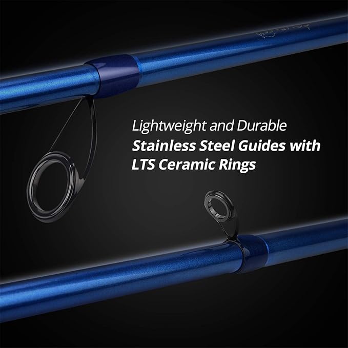 KastKing Compass Telescopic Fishing Rods and Combo, Sensitive Graphite Composite Blank, Easy to Travel, Packs to Just 17" in Length, Stainless Guides and Ceramic Rings, Combos w/ 4+1BB Spinning Reel