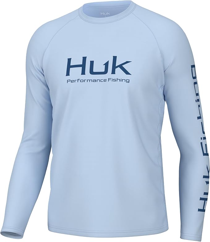 HUK Men's Pursuit Vented Long Sleeve Fishing Shirt (+30 UPF)