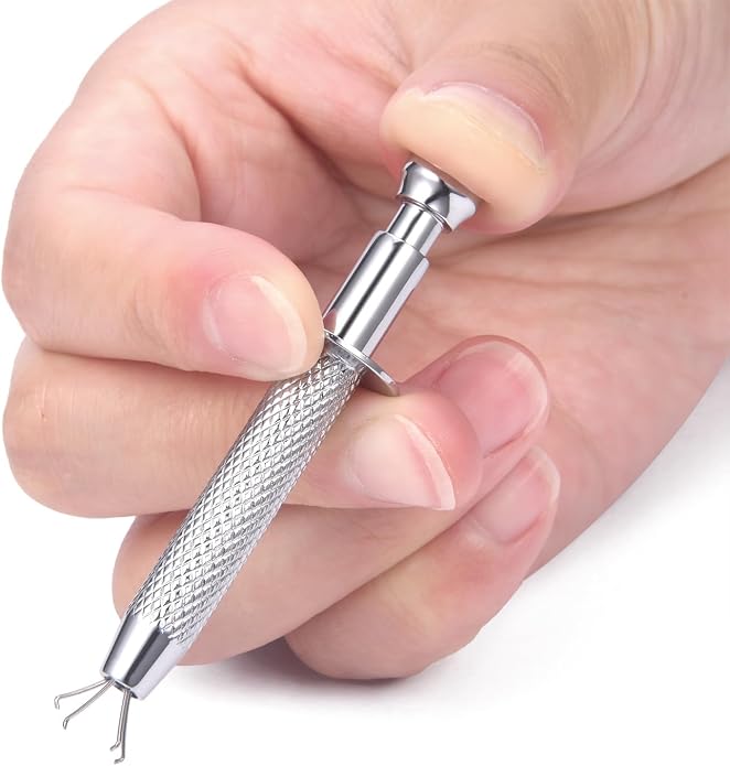 QWALIT Piercing Taper Threadless Insertion Tool - Titanium Labret Pin 16g, 18g, 20g