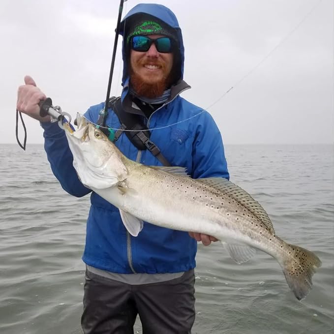 A.M. Fishing Curly Tail Jerkshad 4 Inch Soft Baits Garlic Infused,– 8 Pack – Saltwater & Freshwater Fishing Lures for Bass, Redfish, Snook, and Trout