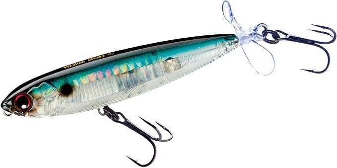 Yo-Zuri 3DB Prop Floating Lure, Prism Shad, 3 1/2-Inch