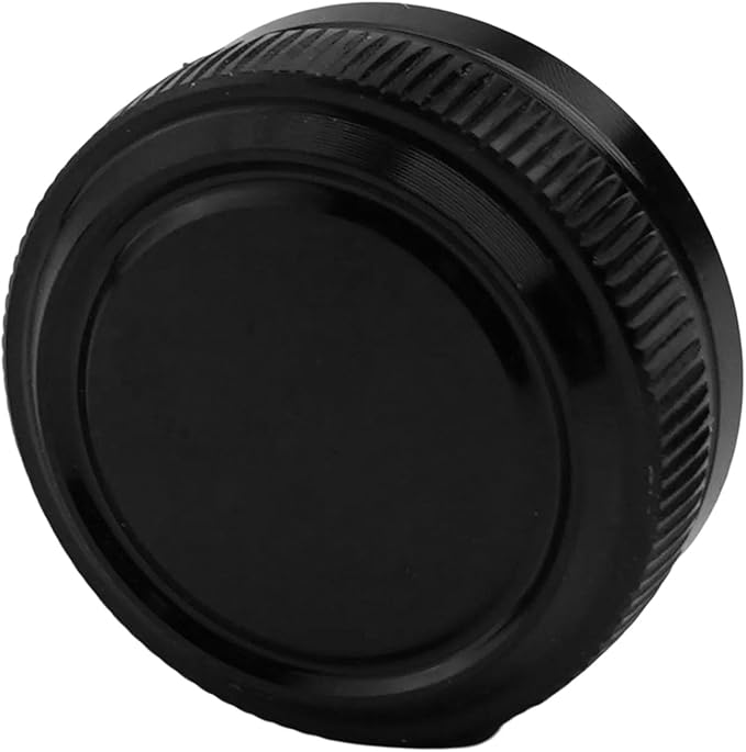 Fishing Reel Spool Tension Knob Cap Replacement Part Aluminum Alloy Compatible With Baitcast Reels (Fits Similar Metanium-Style Models) With Knurled Threads And Gaskets(black)