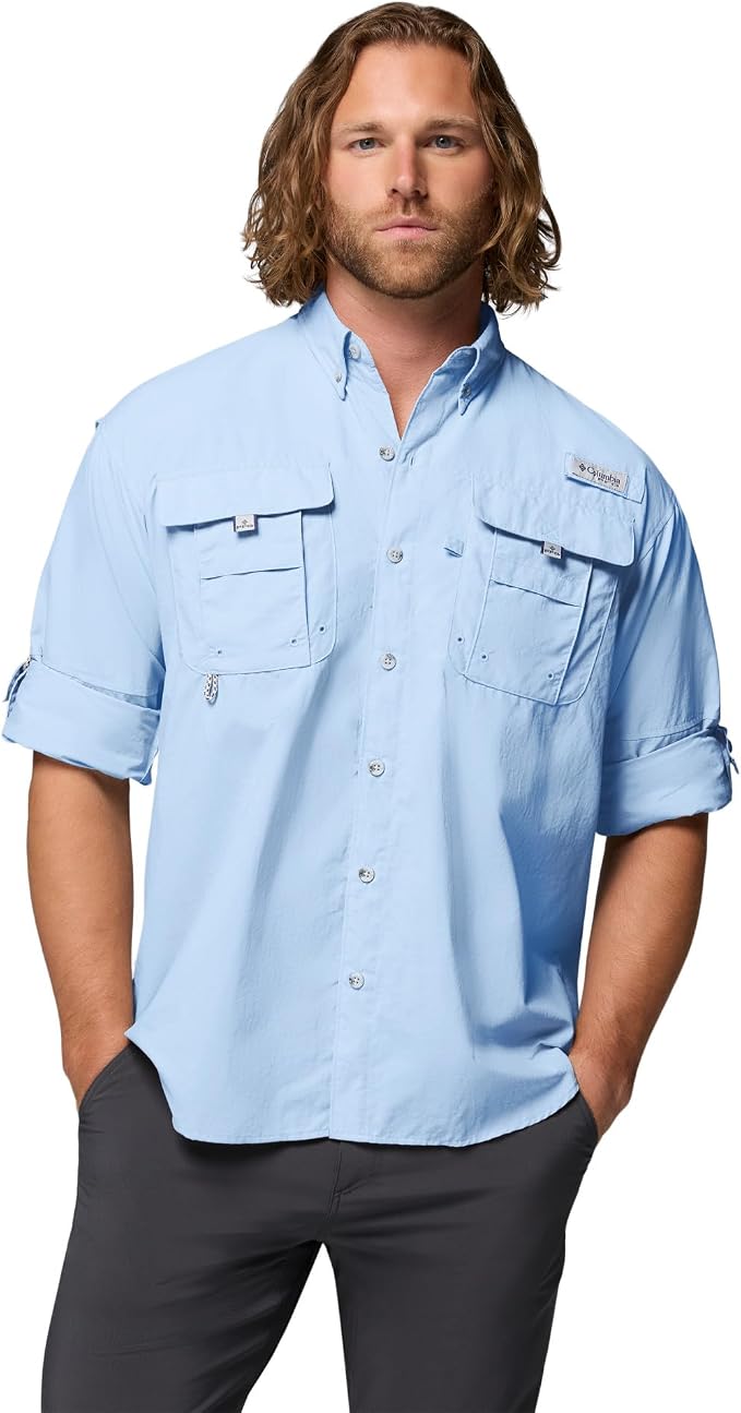 Columbia Men's PFG Bahama II Long Sleeve Fishing Shirt