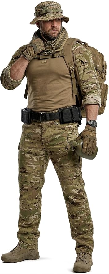 CQR Men's Tactical Boonie Hat, Breathable Packable Sun Hat for Hunting, Hiking, Fishing, Shooting, and Outdoor Activities