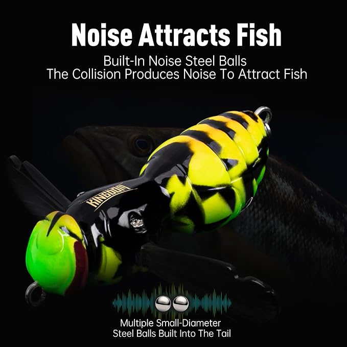 Kingdom Wasp Craw Bait Insect Bionic Floating Fishing Lures Swimbaits Hard Artificial Baits Lure for Freshwater and Saltwater Bass Carp Pike Walleye Fishing ABS Material Carbon Steel Three Book Hook