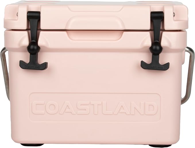 Coastland Bay Series Cooler Premium Everyday Use Insulated Rotomolded Cooler, Small Ice Chest for Tight Spaces, Soccer Games, & Tailgates