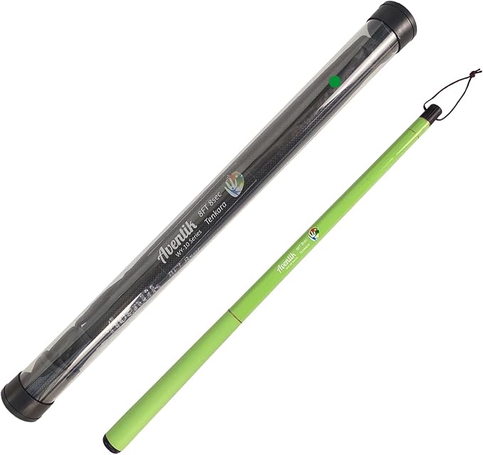 Aventik FreshStart Tenkara Rod in 7ft/8ft,Action 7:3 Complete Beginner Tenkara Rod Kit, 24T Carbon Fiber, Easy to Cast Flexible Durable Lightweight and Compact