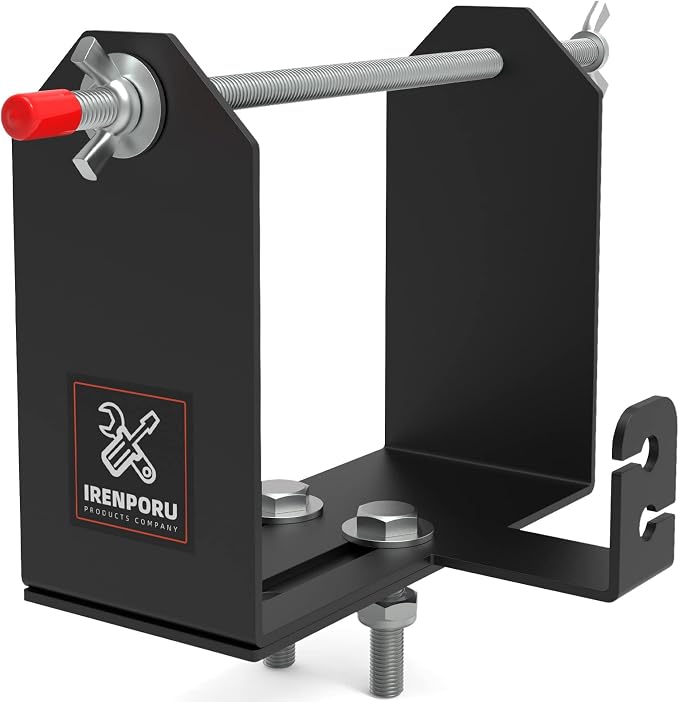 Adjustable Width (4.65"-9.54") Weed Wacker Trimmer Line Holder,Line Spool Rack,Supports 3 & 5 Pound Spools,with Mounting Hardware,for Landscape Trailer Organization Accessories