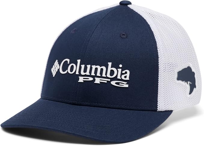 Columbia Unisex Adult PFG Logo Mesh Ball Cap
