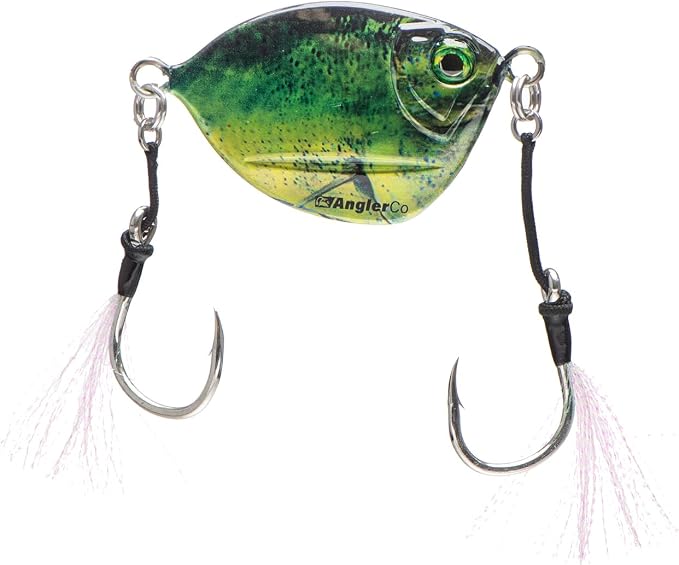 Imposter Jig, Mahi Pattern, Slow Pitch Jig for Inshore or Offshore Fishing