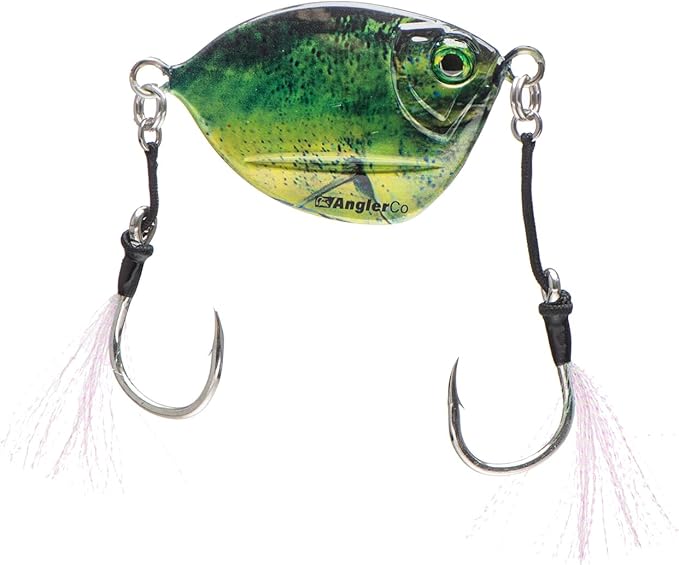 Imposter Jig, Mahi Pattern, Slow Pitch Jig for Inshore or Offshore Fishing