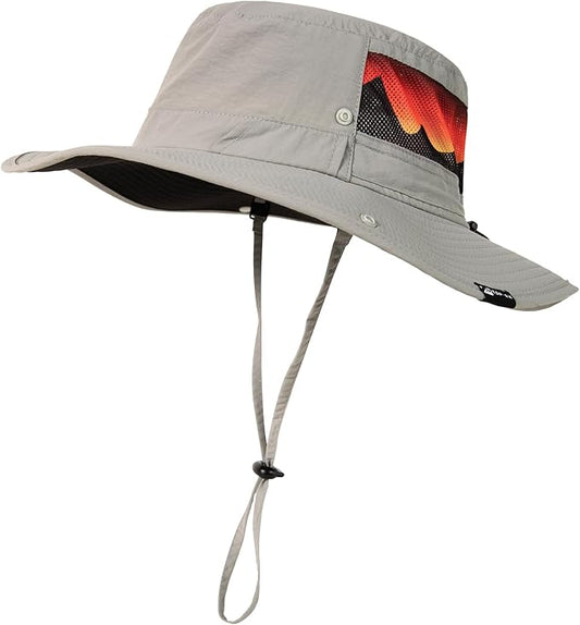 TOP-EX UVCoolix™ Bucket Hat for Men, Cooling Sun Hat Women, UPF 50 Wide Brim Boonie Hats Underbrim Prints, Breathable, M-XXL