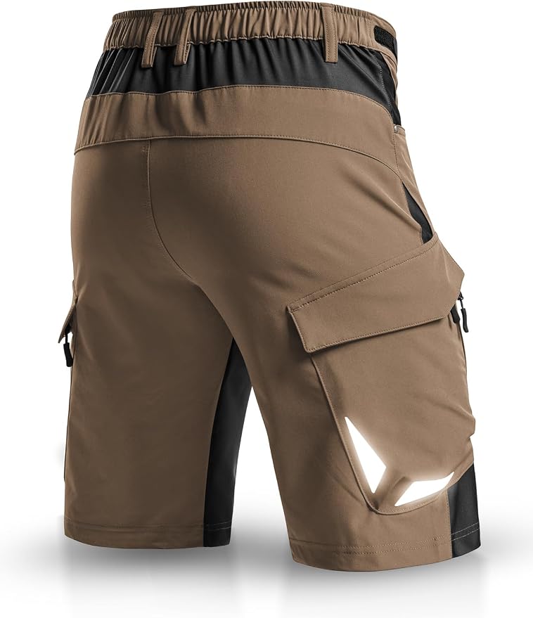 XKTTAC Men's Outdoor Quick Dry Lightweight Stretchy Shorts for Hiking, Tactical, Camping, Travel with 6 Pockets