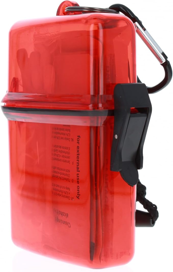 ASR Outdoor 50pc Portable First Aid Kit in Waterproof Case Emergency Supplies Survival Gear, 2pk