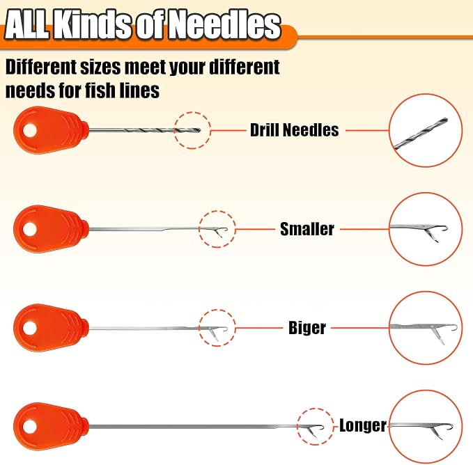 YOTO Carp Fishing Tool Kit & Equipment - Professional Baiting Rig Tools Set with Hook Needles, Bait Drill and 2 Boilie Stoppers - Multiple Styles: Standard, Silicone Grip & Night Glow