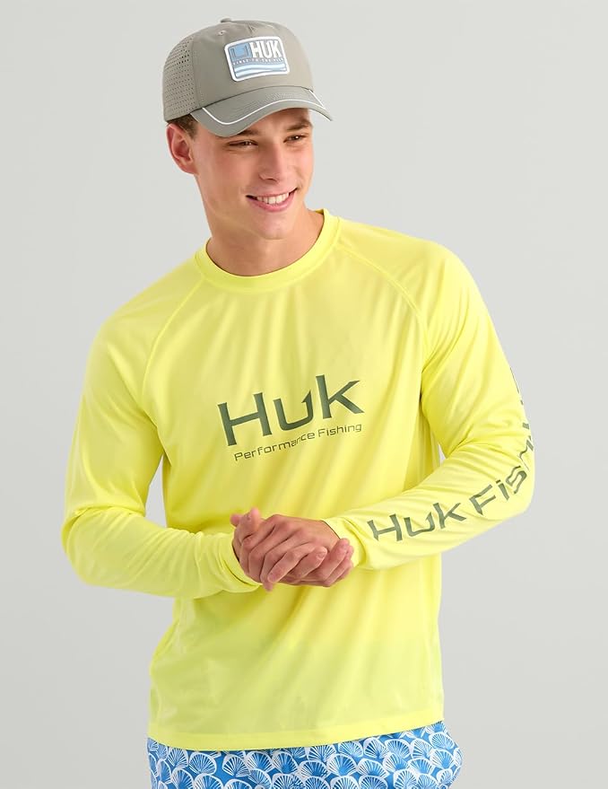 HUK Mens Pursuit Vented Long Sleeve, 30 UPF Fishing Shirt