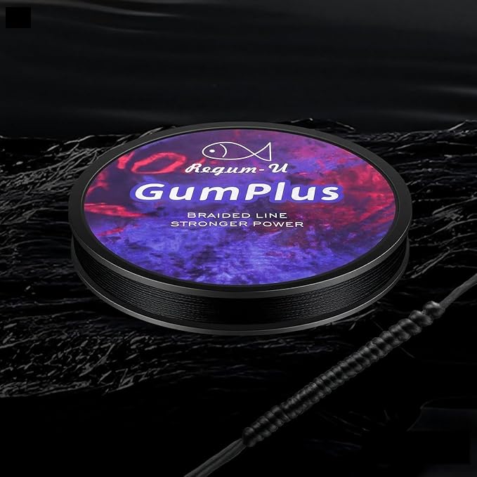 GumMAX 545/1093/1640yds 5-100LB 8X Braided Fishing Line Abrasion Resistant Superline Zero Stretch & Smaller Diameter Confuse & Never Fade in Saltwater and Freshwater