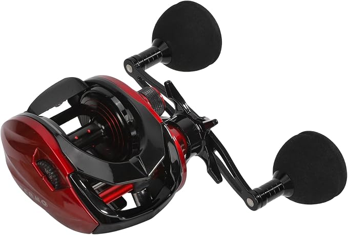 Baitcaster Reels,6.4:1 Gear Ratio with 33 Lb Max Drag, 8+1 Stainless Steel Bearing, Baitcasting Fishing Reels for Pike and bass for Salt Water or Fresh Water