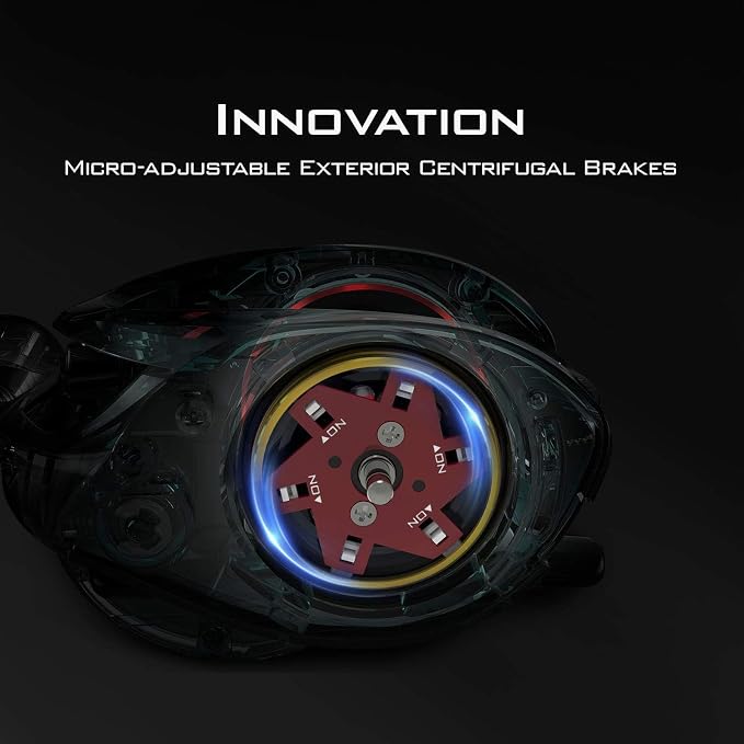 KastKing Speed Demon Elite Fishing Reel, World's Fastest 10.5:1 Gear Ratio/Deadbolt Baitcasting Reel, 10+1 Shielded Stainless Steel BB, CNC Lightweight Aluminum Frame, Available in Skipping Version