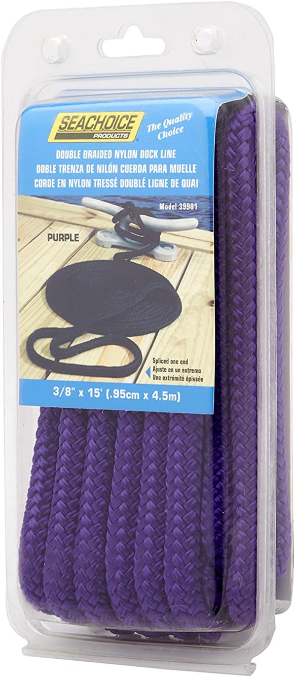 Seachoice Double-Braid Nylon Dock Line