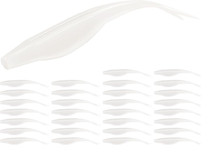 Forked Tail Soft Baits- Realistic Jerk Bait & Fluke Action Soft Lures for Bass, Trout & Crappie - Versatile Freshwater & Saltwater Fishing Bait (2.75"-5")