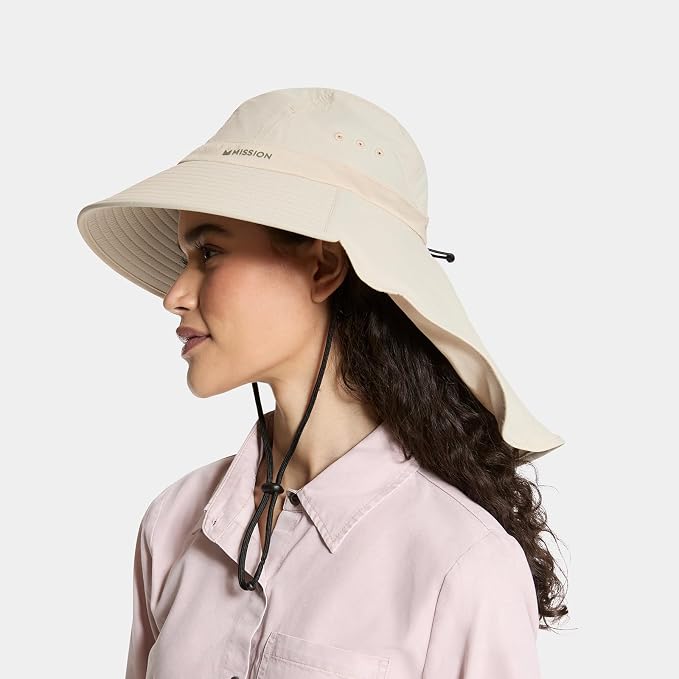 Cooling Sun Defender Sun Hat, UPF 50 UV Protection for Men Women, Wide Brim Outdoor Hat for Hiking, Fishing, Beach, Gardening